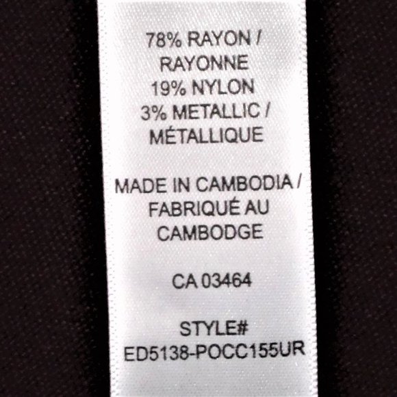 Ricki's Three Tone Pink / Burgundy/ Peach, boat neck Rayon blend sweate… - Picture 11 of 12